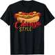 Chicago Style Hot Dog T-Shirt - T-Shirt | Black