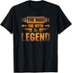 Funny Apparel and Gifts for Humans The Man the Myth the Legend T-Shirt - T-Shirt | Black