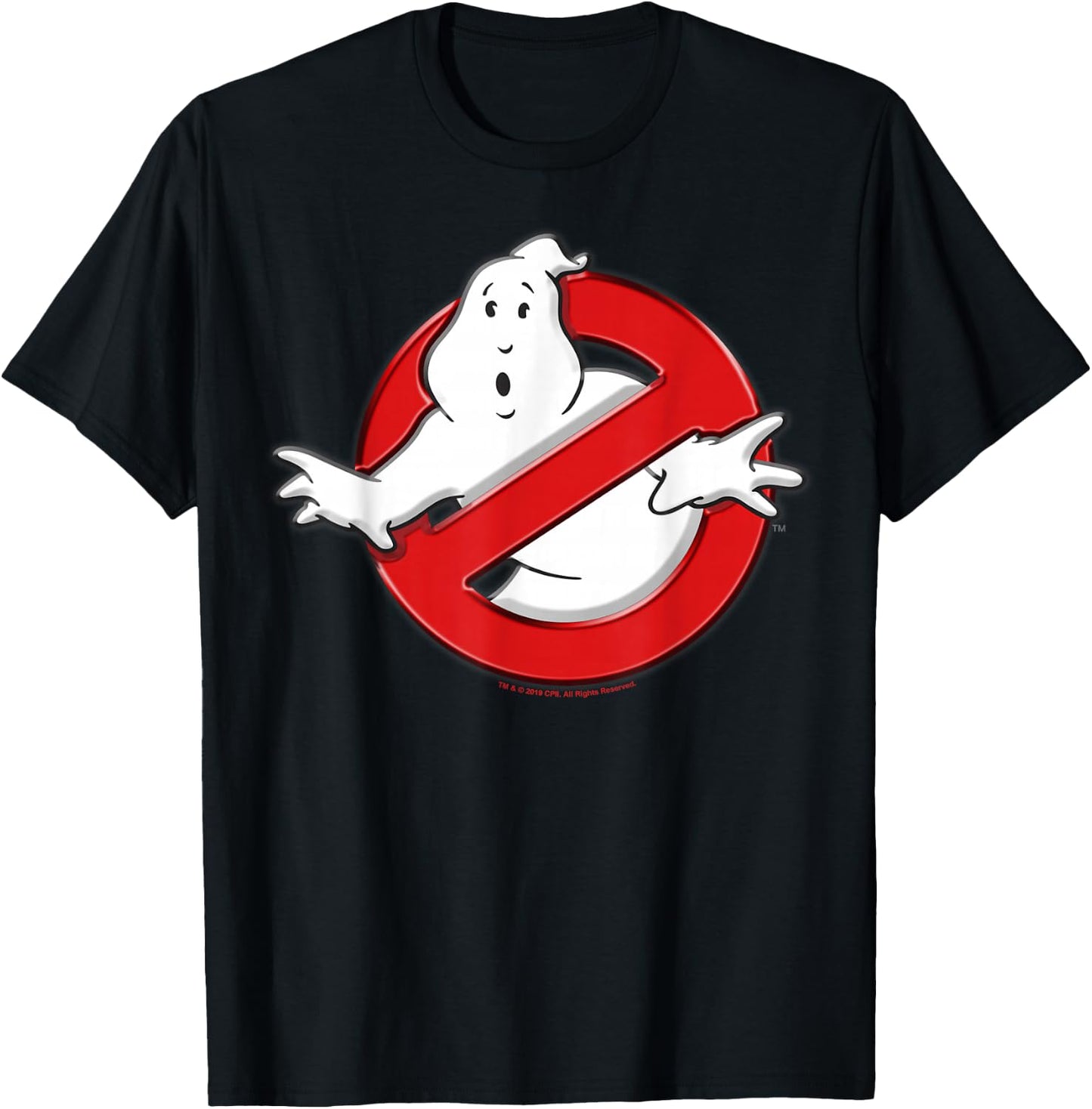Ghostbusters Classic Movie Logo Poster T-Shirt - T-Shirt | Black