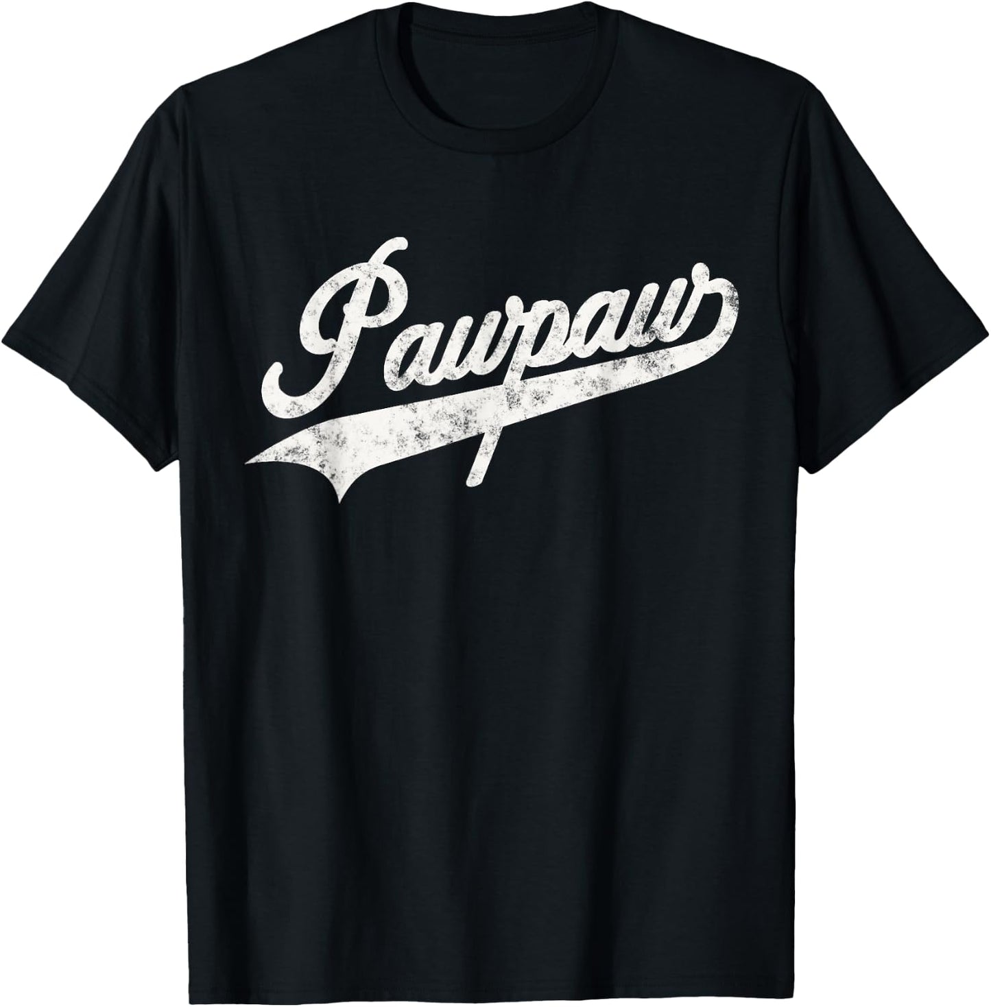 Pawpaw Vintage Retro Style Father’s day Gift Dad Grandpa T-Shirt - T-Shirt | Black