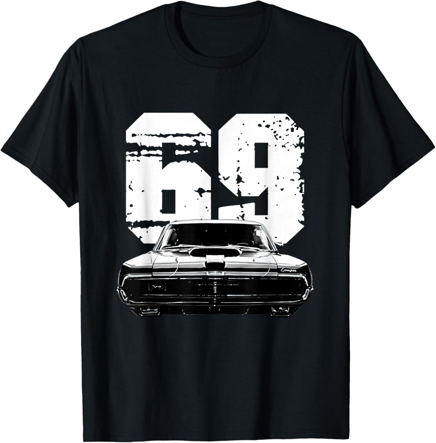1969 69 Mercury classic Cougar Vinatge cars T-Shirt - T-Shirt | Black