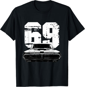 1969 69 Mercury classic Cougar Vinatge cars T-Shirt - T-Shirt | Black