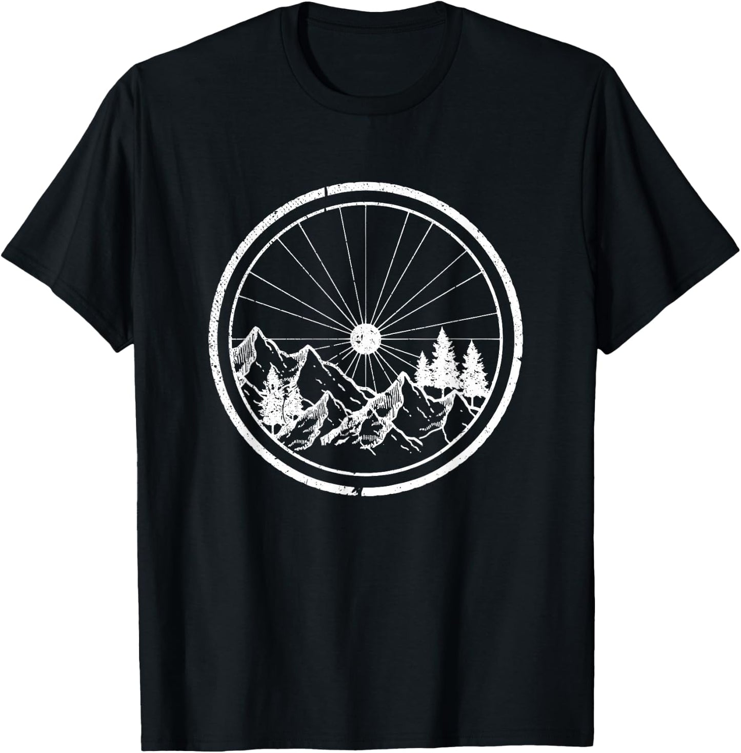 Mountain Bike MTB Cycling Biking Gift T-Shirt - T-Shirt | Black