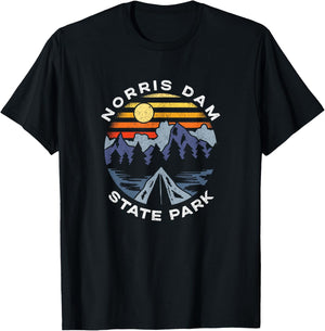 Norris Dam State Park Tennessee Mountains Vacation Souvenir T-Shirt - T-Shirt | Black
