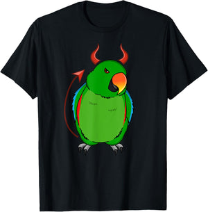 Scary Devil Costume Parrot I Male Eclectus T-Shirt - T-Shirt | Black