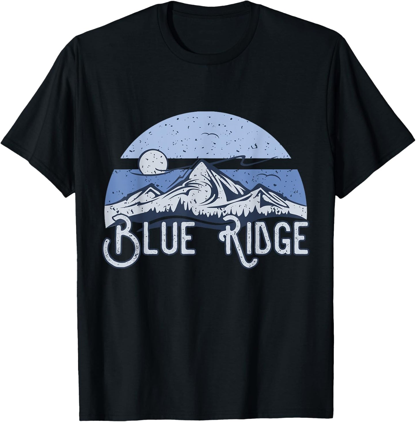 Blue Ridge for Hikers & Fans of the Parkway Mountains T-Shirt - T-Shirt | Black