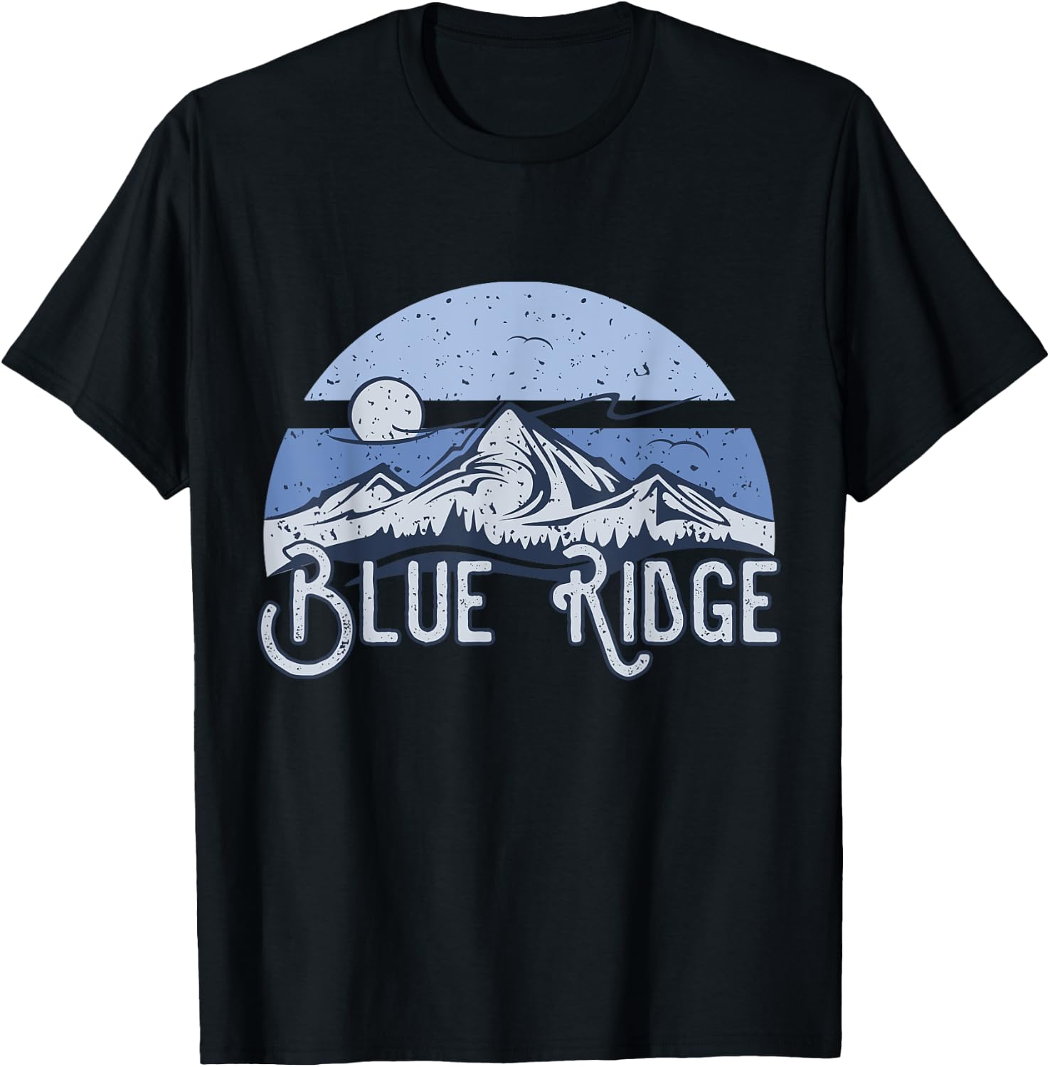 Blue Ridge for Hikers & Fans of the Parkway Mountains T-Shirt - T-Shirt | Black