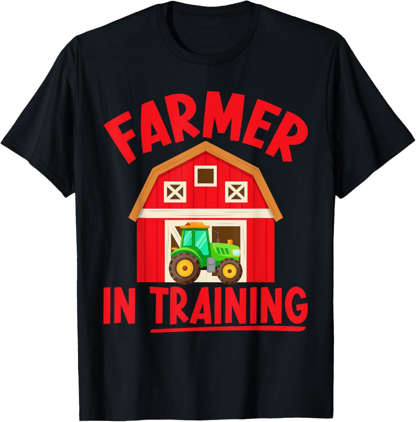 Farm Lifestyle Farming Toddler Farmer In Training T-Shirt - T-Shirt | Black