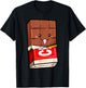 Kawaii Chocolate Bar Cute Smores Halloween Group Costume T-Shirt - T-Shirt | Black