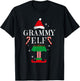 Grammy Elf Shirt Christmas Family Elf Holiday Xmas Elf T-Shirt - T-Shirt | Black