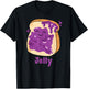 Peanut Butter & Jelly Matching Couple Halloween Best Friends T-Shirt - T-Shirt | Black