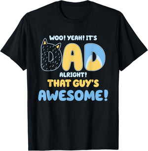 Dad Alright That Guys Awesome Fathers Day T-Shirt - T-Shirt | Black
