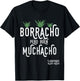 Borracho Pero Buen Muchacho Mexico Saying T-Shirt - T-Shirt | Black