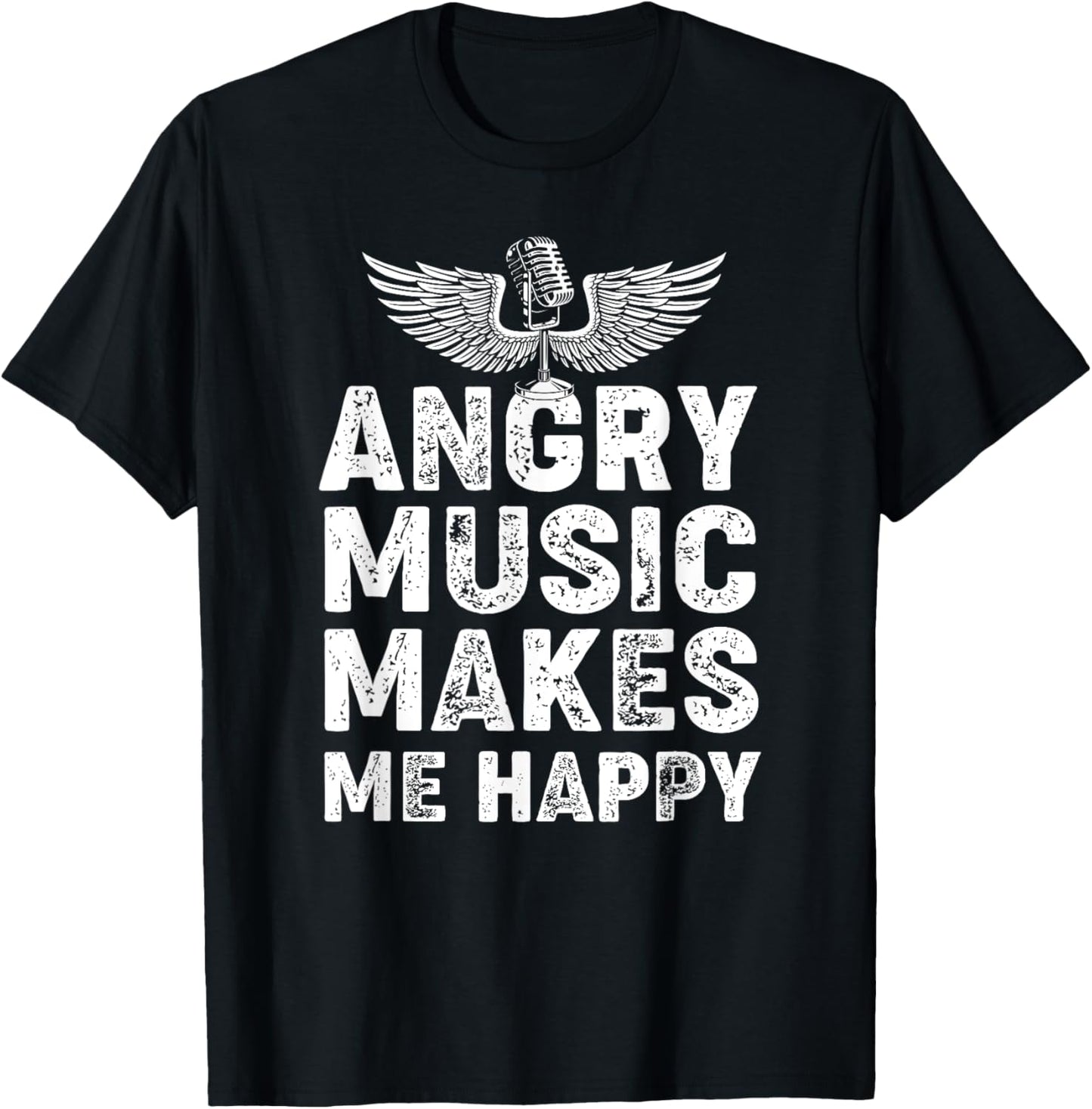 Heavy-Metal Festival Death-Metal Band Angry Music T-Shirt - T-Shirt | Black