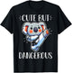Cute but Dangerous Karate Taekwondo Koala Karate Girl T-Shirt - T-Shirt | Black