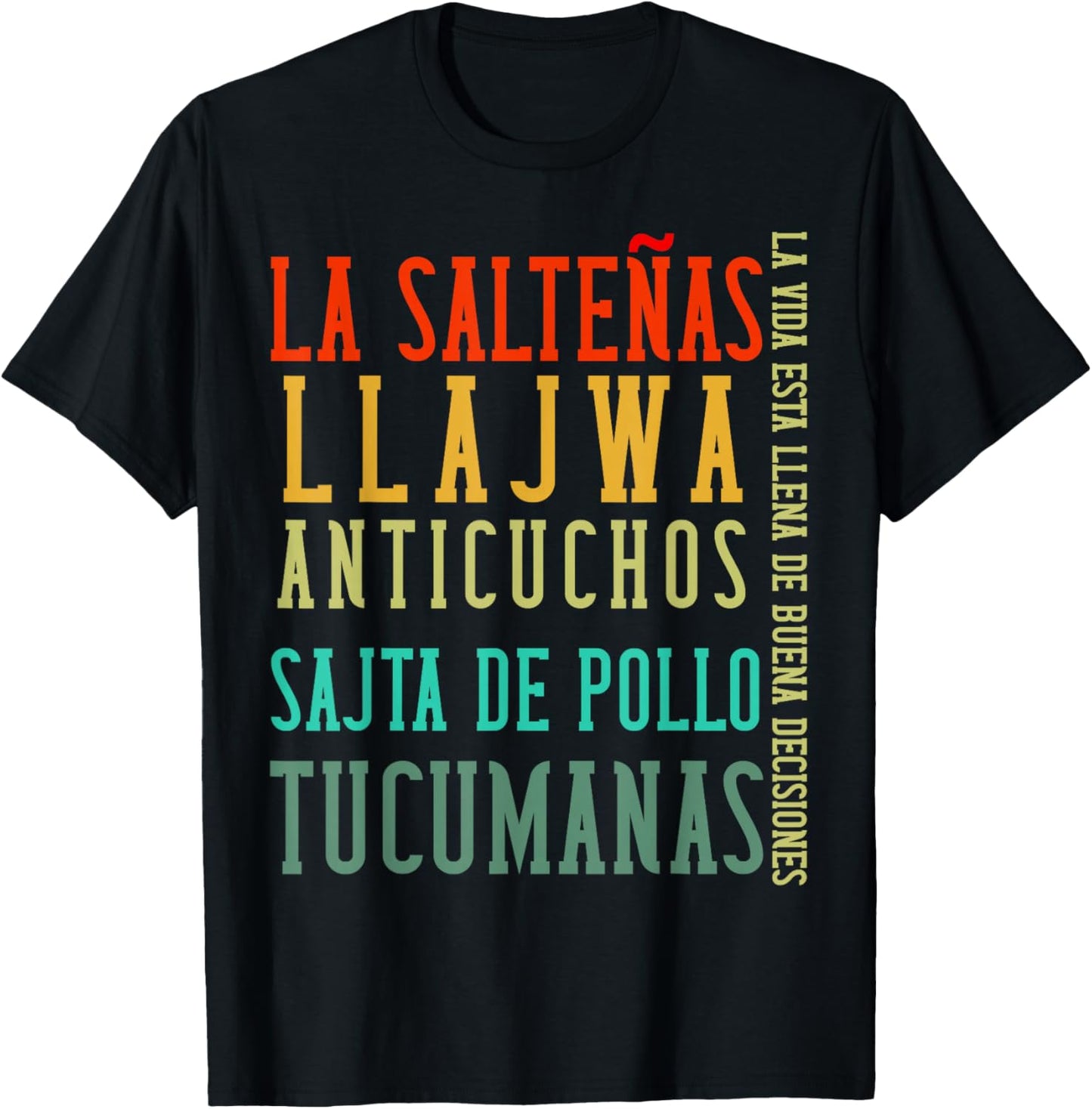 Bolivia Flag Camiseta Men Women Bolivian Food Hombre Mujer T-Shirt - T-Shirt | Black