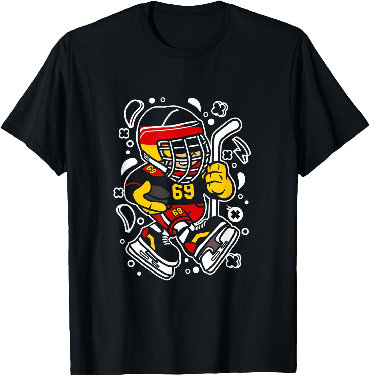 Germany Hockey Kid T-Shirt - T-Shirt | Black