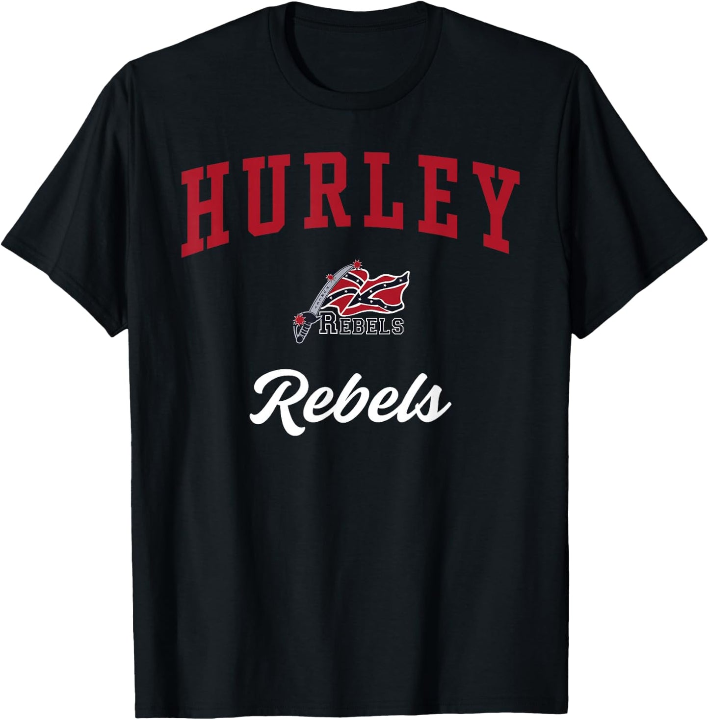 Hurley High School Rebels T-Shirt - T-Shirt | Black