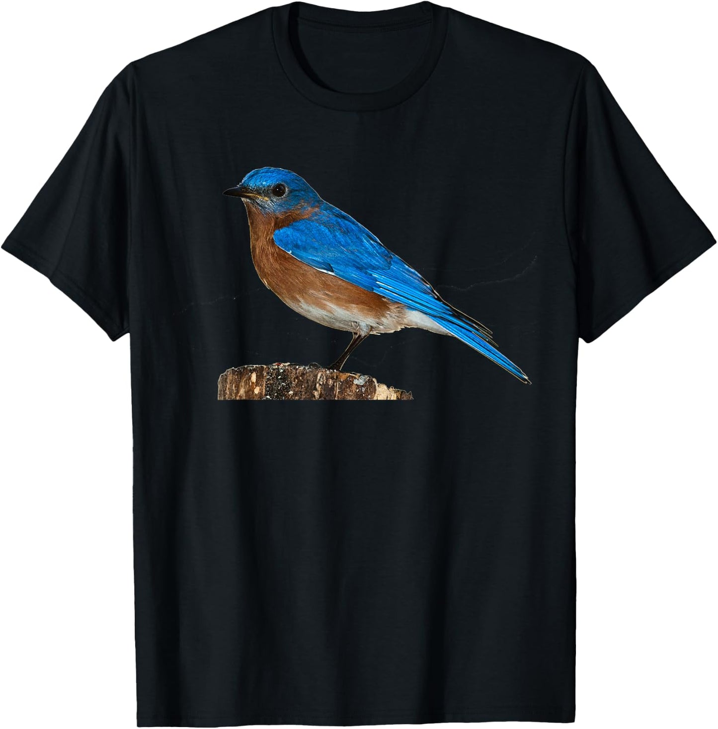 Bluebird Ornithology Bird Shirt T-Shirt - T-Shirt | Black