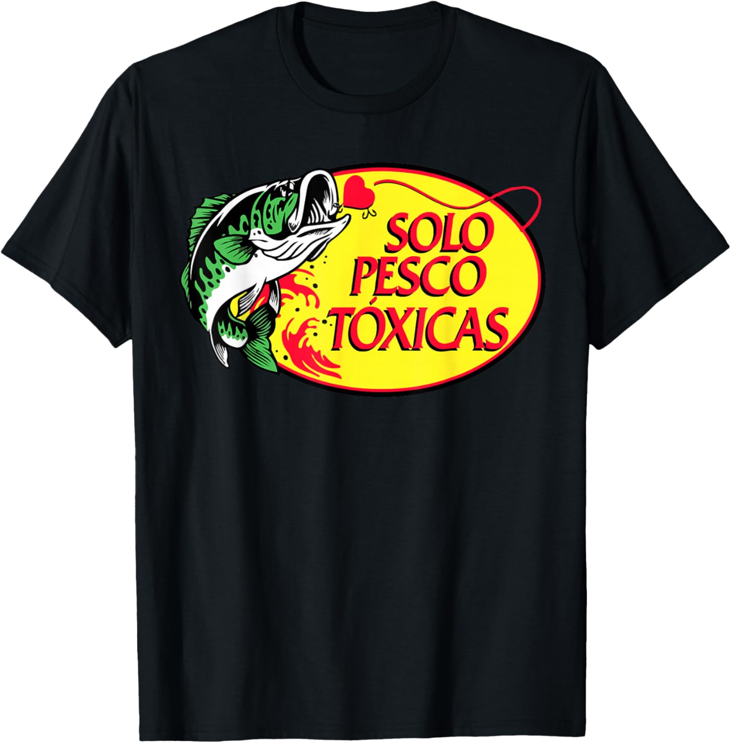 Solo Pesco Toxicas T-Shirt - T-Shirt | Black