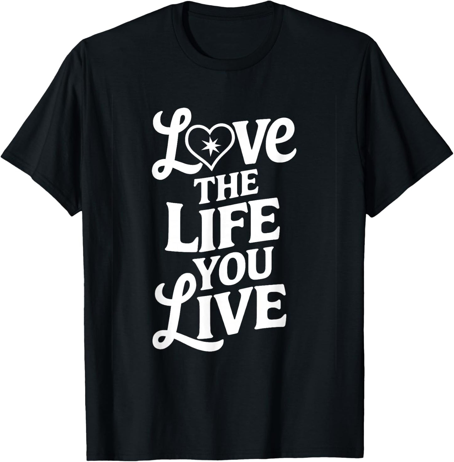Love Women Life You Live Motivational Men Kids T-Shirt - T-Shirt | Black