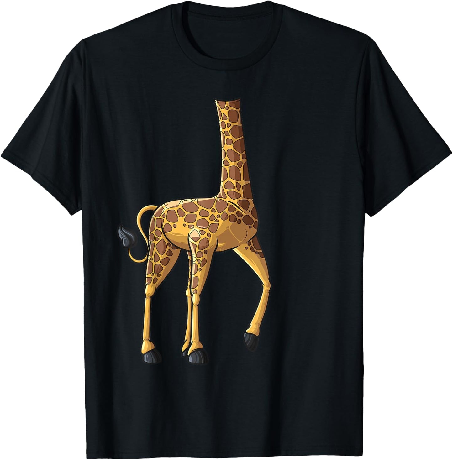 Cute Headless Giraffe Halloween Costume | Funny Animal Gift T-Shirt - T-Shirt | Black