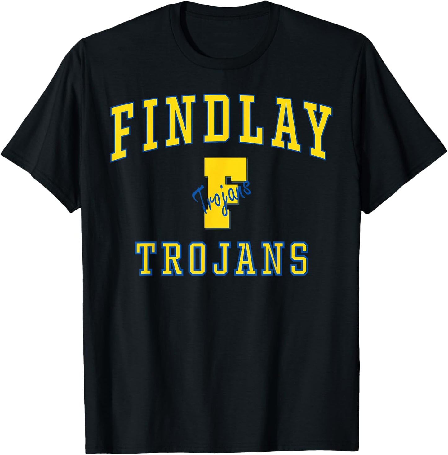 Findlay High School Trojans C1 T-Shirt - T-Shirt | Black