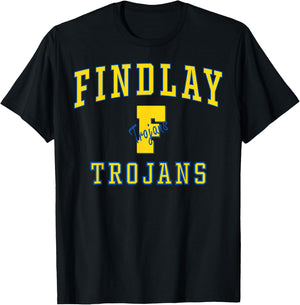 Findlay High School Trojans C1 T-Shirt - T-Shirt | Black