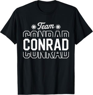 Retro Floral Team Conrad T-Shirt - T-Shirt | Black