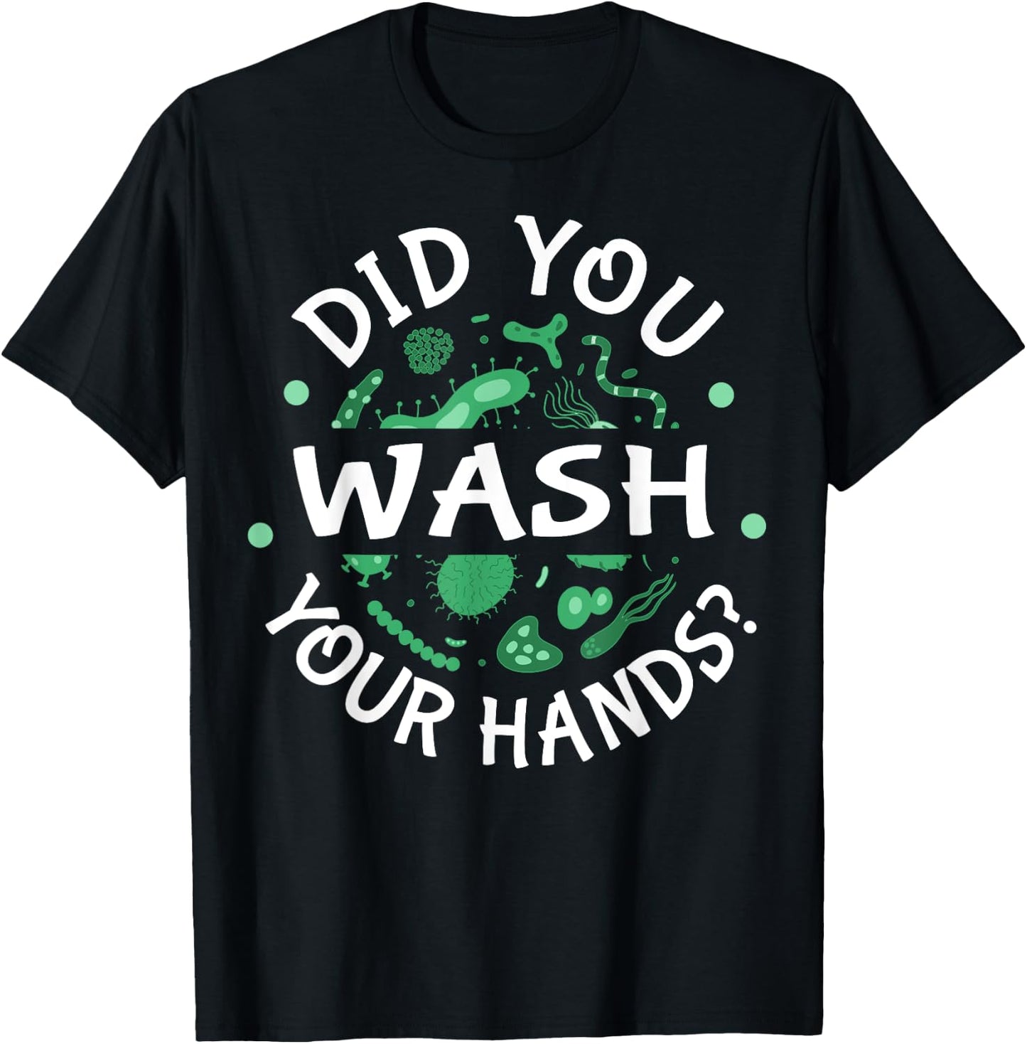Germaphobe Gifts Men Women Kids Funny Germaphobe T-Shirt - T-Shirt | Black