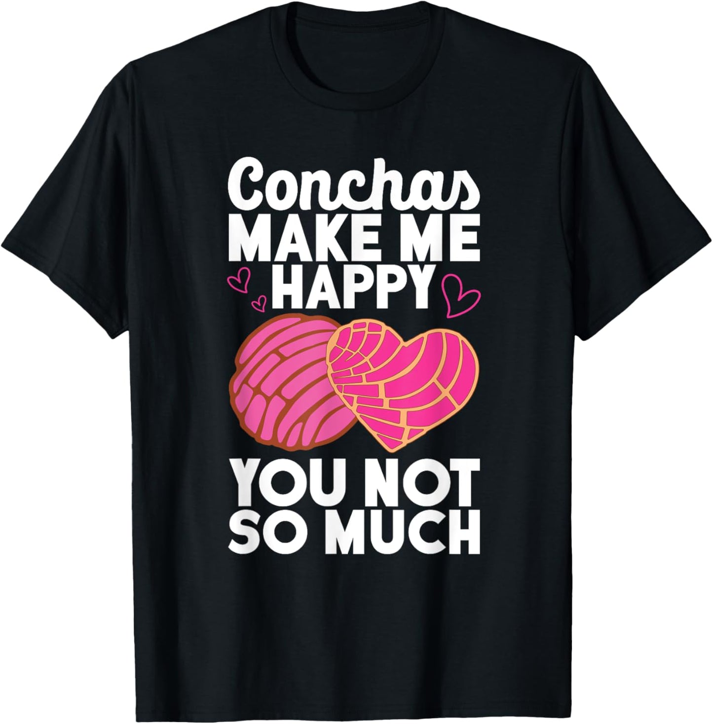 Conchas Pan Dulce Latina Mexican Mujer Concha Pastry T-Shirt - T-Shirt | Black