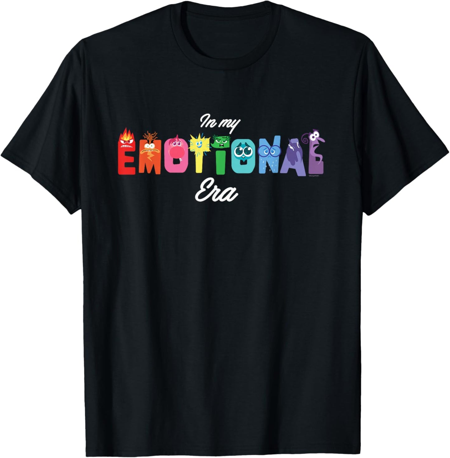Disney & Pixar’s Inside Out 2 Emotions in My Emotional Era T-Shirt - T-Shirt | Black
