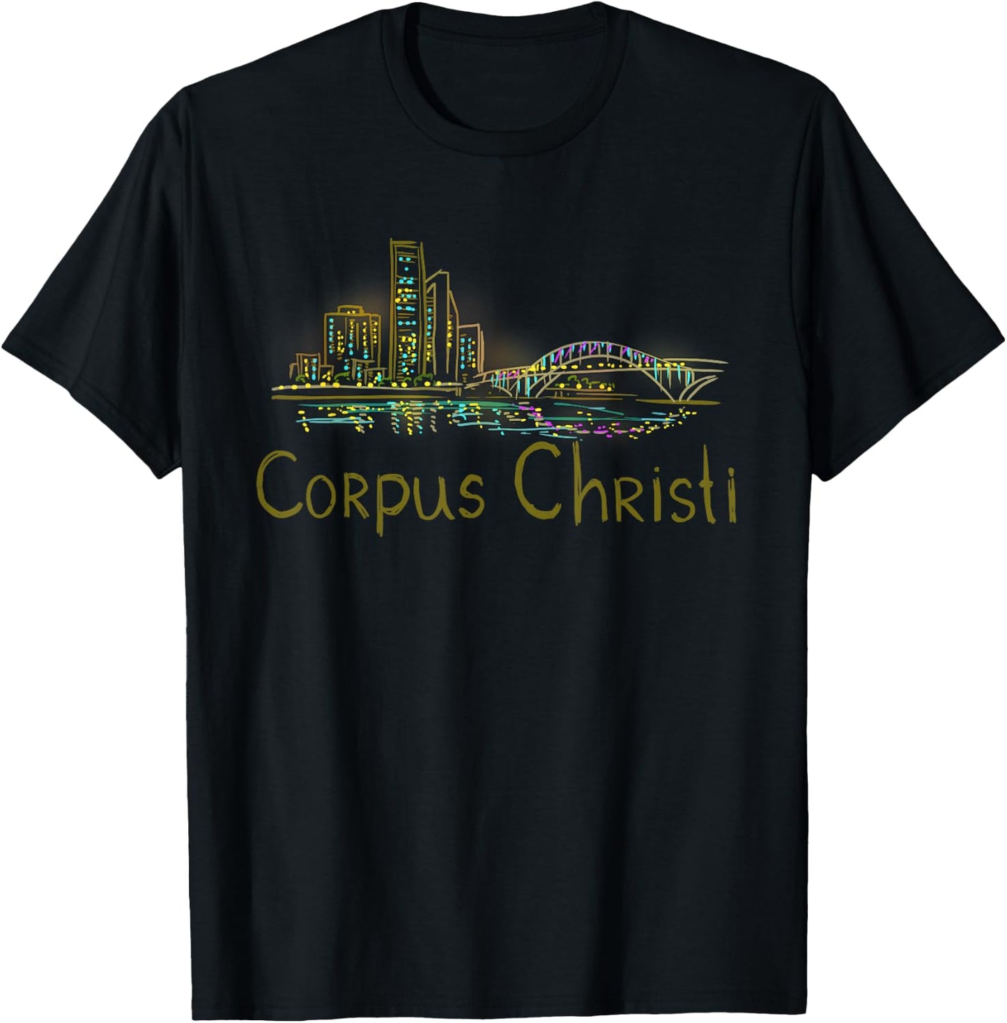 Corpus Christi City Texas souvenir gift women T-Shirt - T-Shirt | Black
