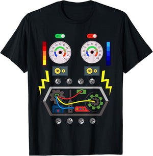 Robot Costume for Boys, Girls, Children, Robots T-Shirt - T-Shirt | Black