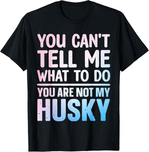 Husky Design Women Siberian Husky Dog Husky Lover T-Shirt - T-Shirt | Black