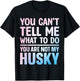 Husky Design Women Siberian Husky Dog Husky Lover T-Shirt - T-Shirt | Black