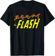DC Comics The Flash Running Classic Logo T-Shirt - T-Shirt | Black