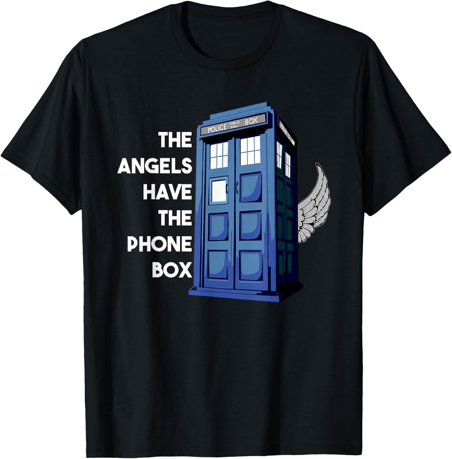 The Angels Have The Phone Box T-Shirt - T-Shirt | Black