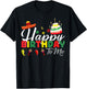 Mexican Birthday Party Happy Birthday Fiesta T-Shirt - T-Shirt | Black