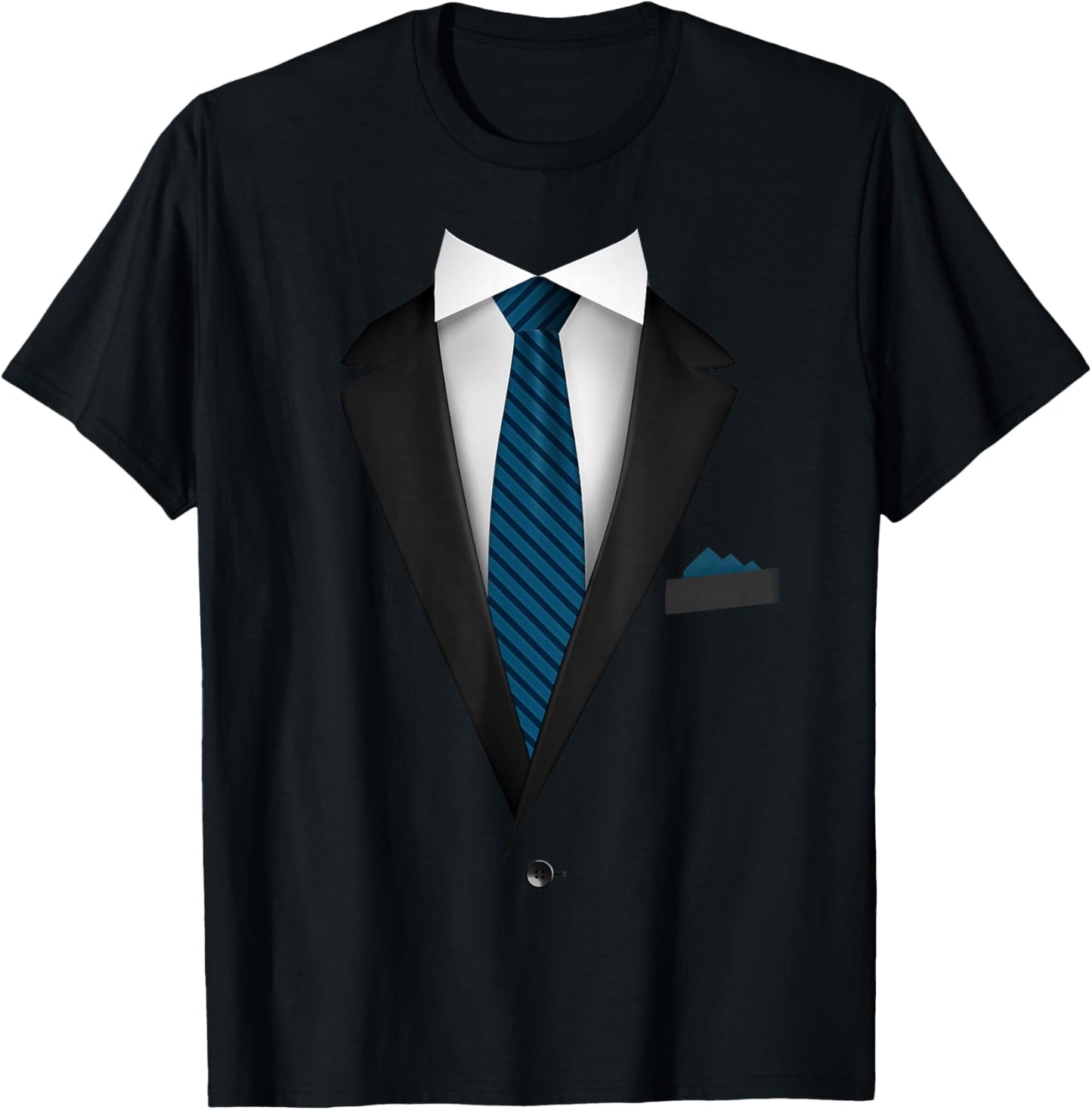 Tuxedo mit Krawatte für lustige Hochzeiten T-Shirt - T-Shirt | Black