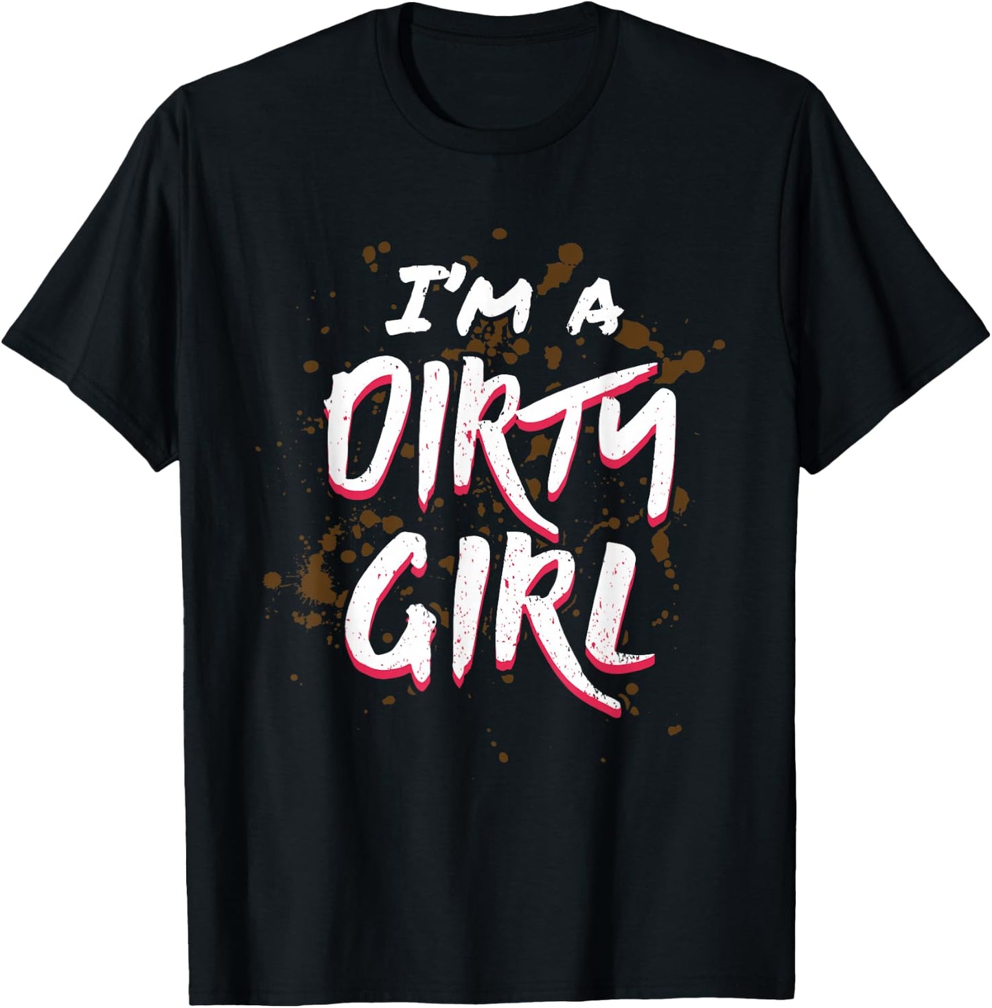 Mud Run Shirts Girls Runners Mud Running Team T-Shirt - T-Shirt | Black