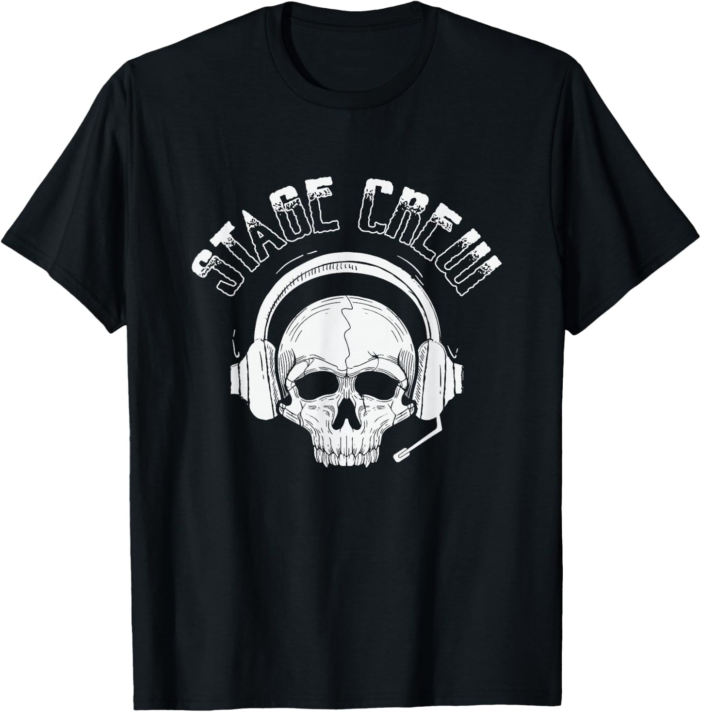 Stage Crew Theatre Manager Theater Staff Member Drama Stage T-Shirt - T-Shirt | Black