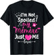 I'm Not Spoiled My Memere Just Loves Me Team Girls Matching T-Shirt - T-Shirt | Black