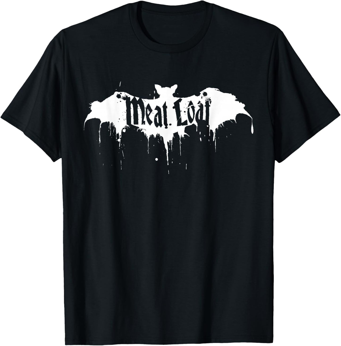 Meat Loaf Bloody Bat Logo T-Shirt - T-Shirt | Black