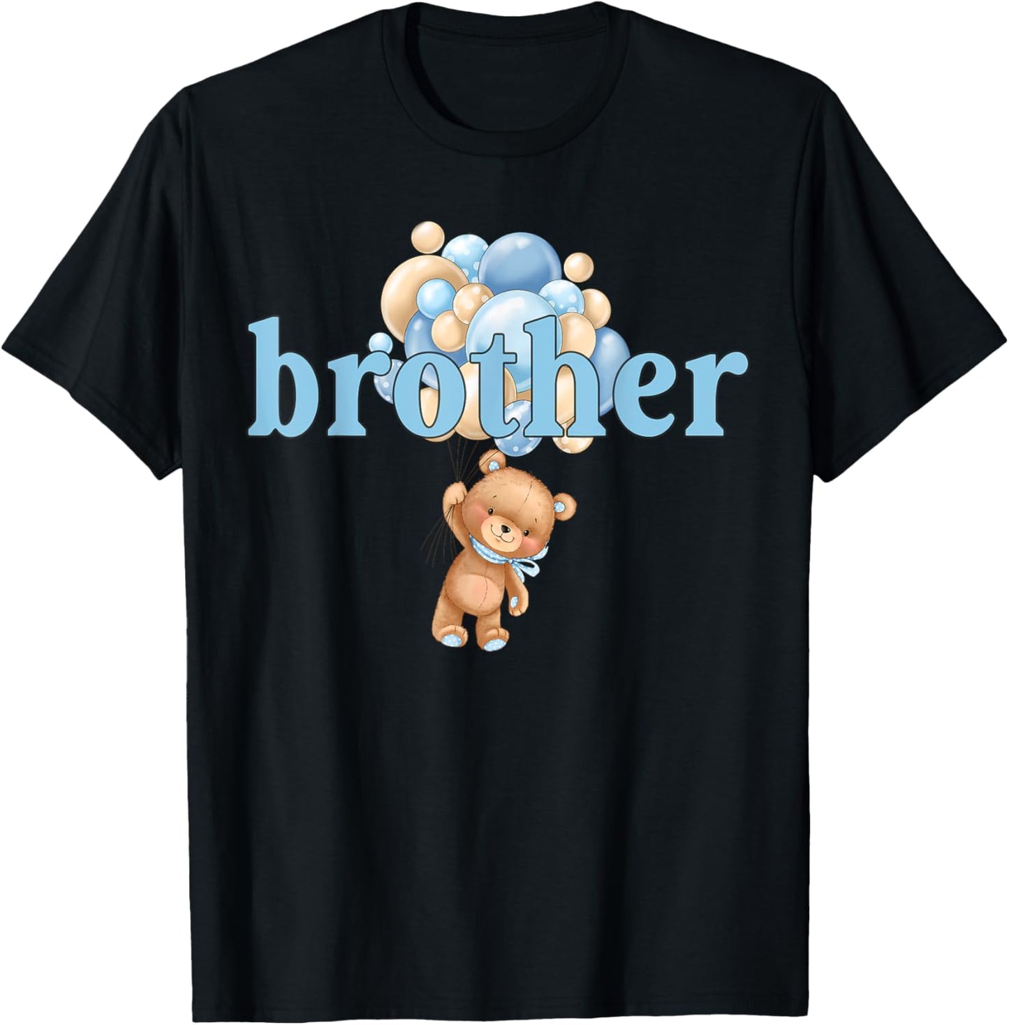 Brother Teddy Bear 1st Birthday Boy Family Matching T-Shirt - T-Shirt | Black