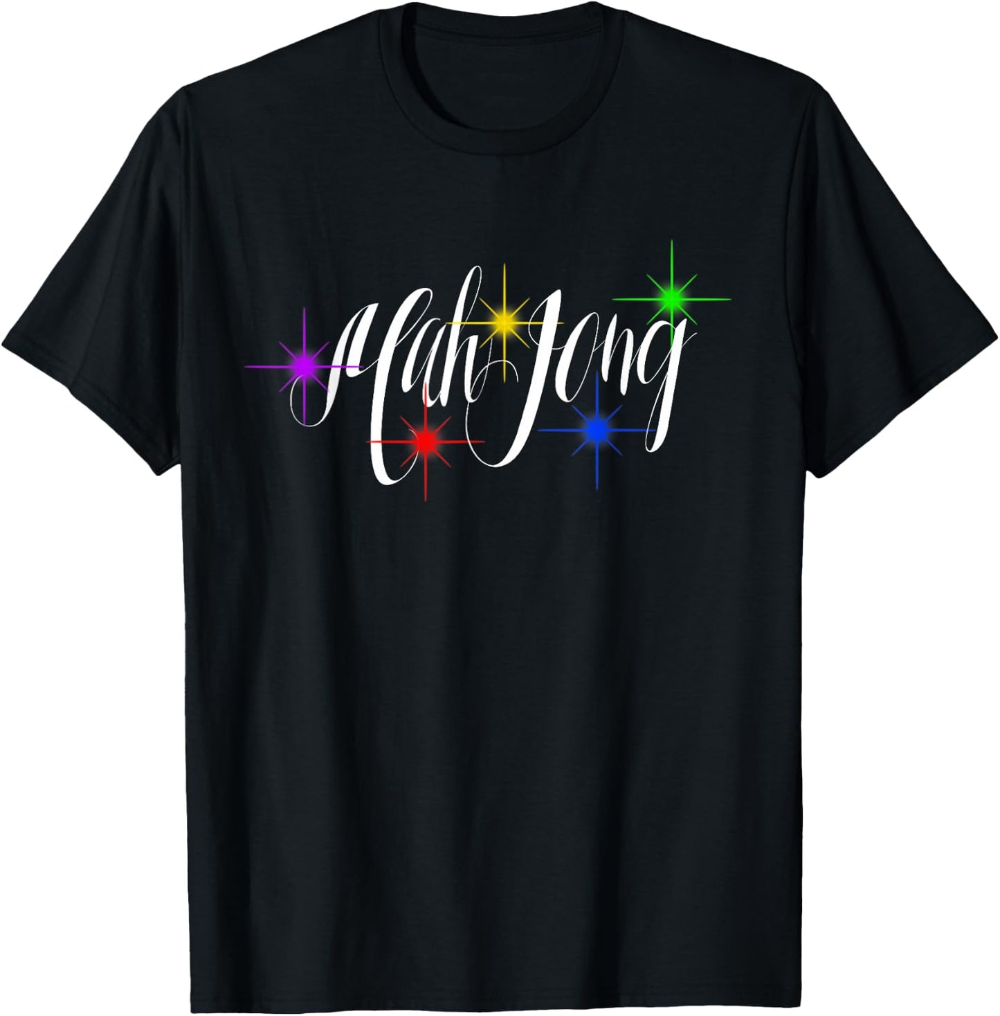 Mah Jong (mahjong) T-Shirt - T-Shirt | Black