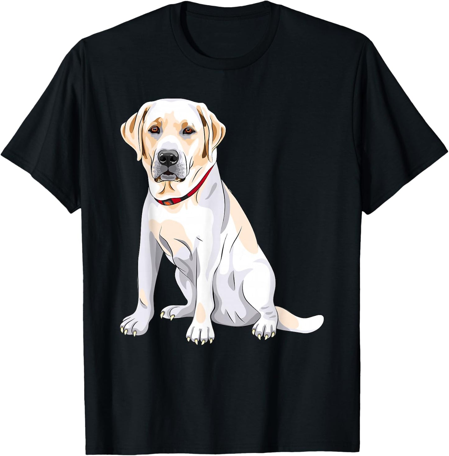 Cute Labrador Retriever Yellow Lab Lover Dog Owner T-Shirt - T-Shirt | Black