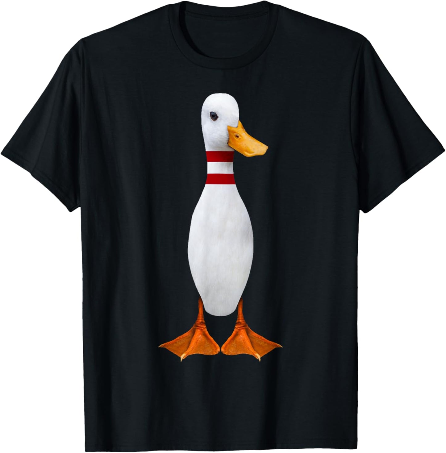 Funny Bowling Farmer Bowler Duck Ten Pin Spare Me Bowling T-Shirt - T-Shirt | Black