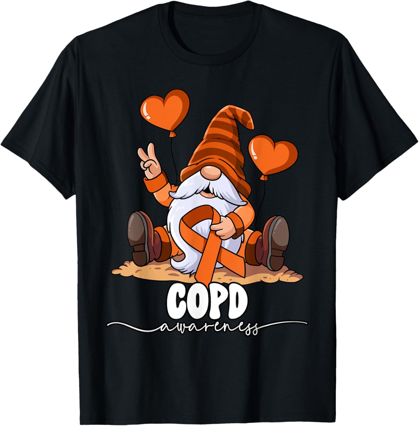 Copd Awareness T-Shirt - T-Shirt | Black