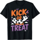 Kick Or Treat Soccer Halloween Spooky Soccer Shirt Halloween T-Shirt - T-Shirt | Black